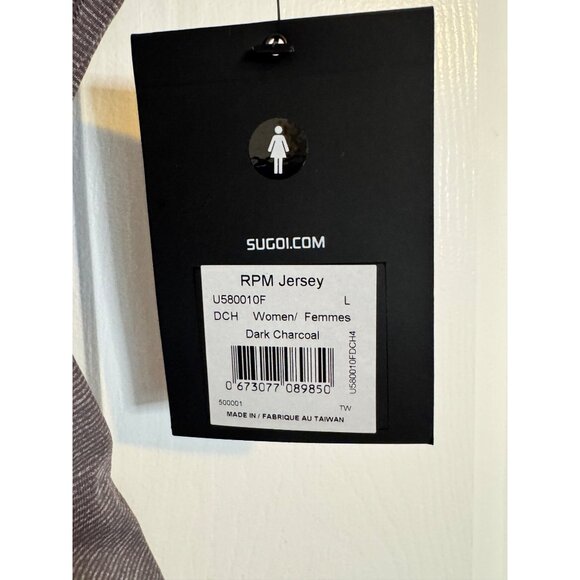 Sugoi RPM Jersey Size Large Women’s Cycling NWT Dark Charcoal $94 - Picture 6 of 12